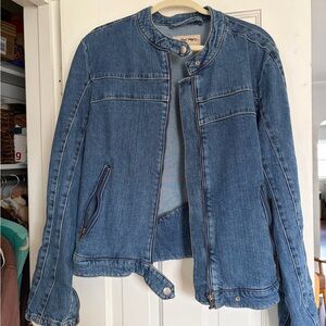 We the Free Free People Denim Jean Women's Jacket